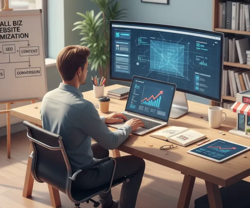 How to build and optimize a small business website