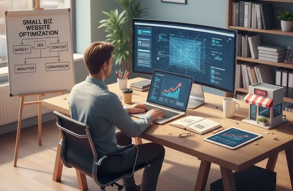 How to build and optimize a small business website